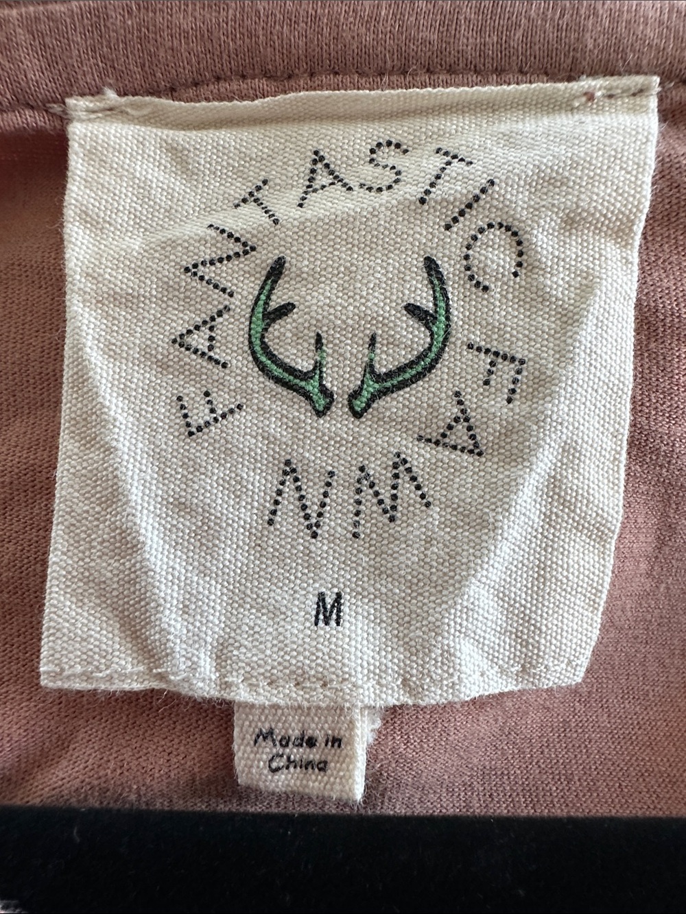 Fantastic Fawn Brown rhinestones Tee with Pink Cowgirl Hat Graphic - Picture 4 of 5